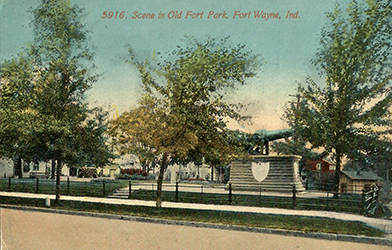 1913 postcar Old Fort Park