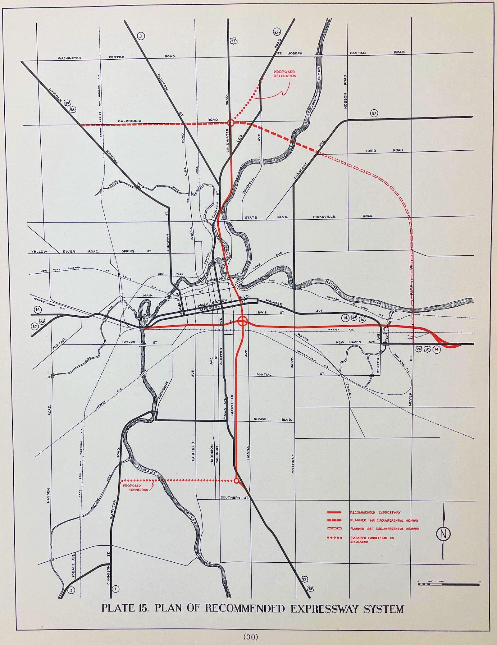 1946 State Highway Commission plan