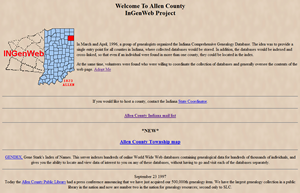 October 10, 1999 Allen INGenWeb