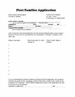 First Families Application image
