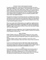 Homesteader Instruction
