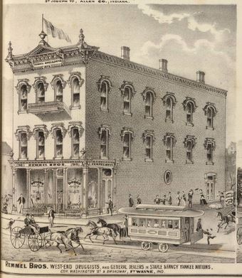 Remmel Bros. west-end druggists
