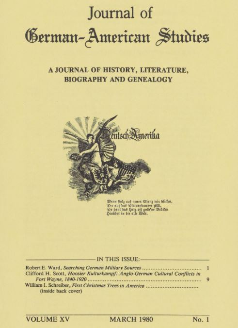 Journal of German-American Studies