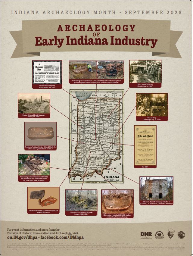 2023 Archeology of Early Indiana poster