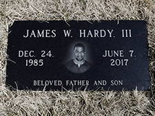 Gravestone James Hardy