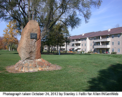 Johnny Appleseed location plaque