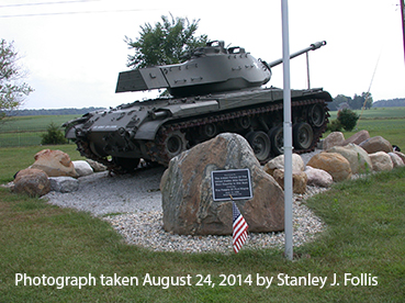 Vietnam Memorial Tank