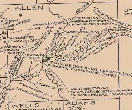 1932 Allen County Guernsey map
