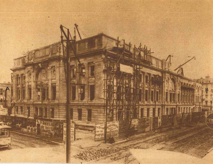 Allen County, Indiana Courthouse under construction