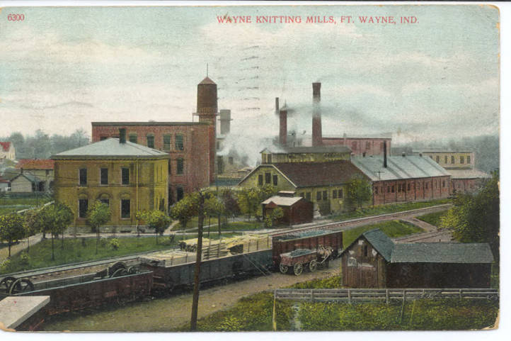 1908 Wayne Knitting Mills RR tracks