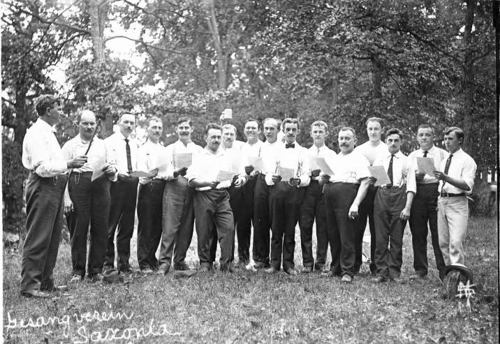 1907 Berghoff Brewery Bartenders Union members at Germania Park