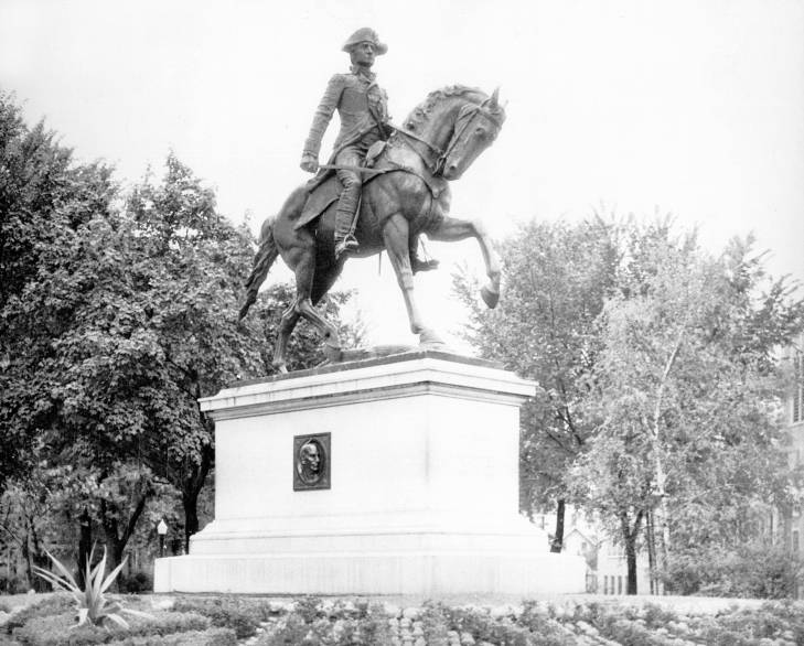Statue of Anthony Wayne in Hayden Park, Fort Wayne IN