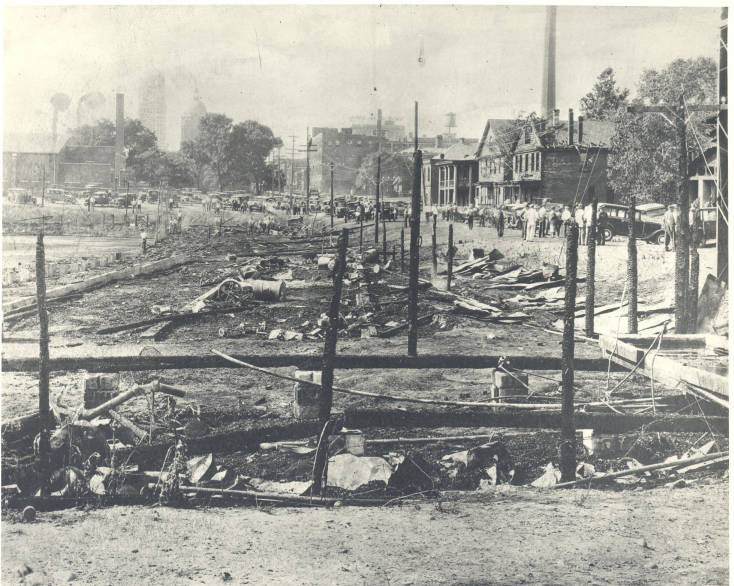 July 12, 1930 League Park after fire