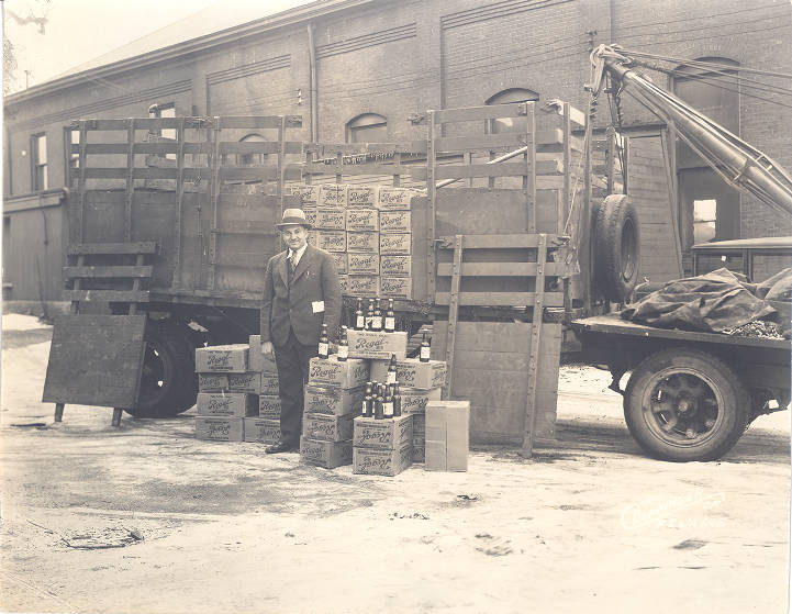 1931 Beer Seized Sheriff Fred Lunz