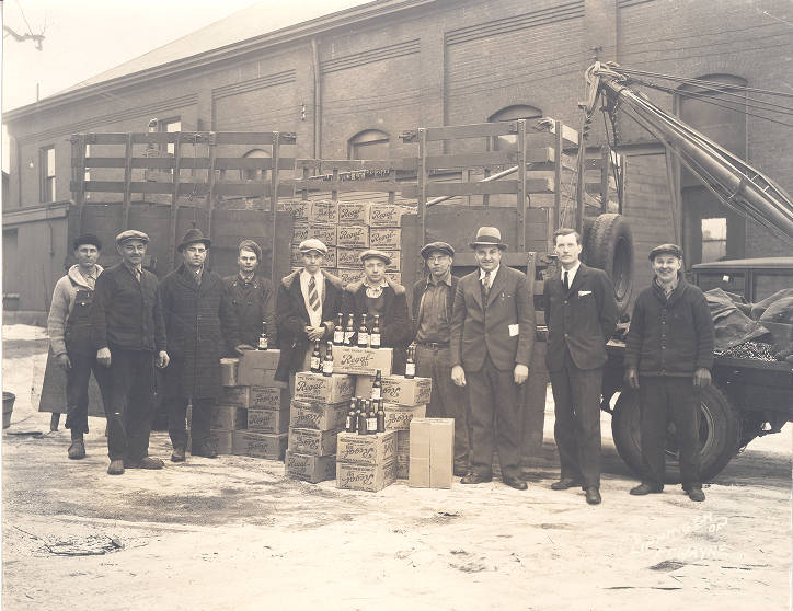 1931 Beer Seized Sheriff Fred Lunz