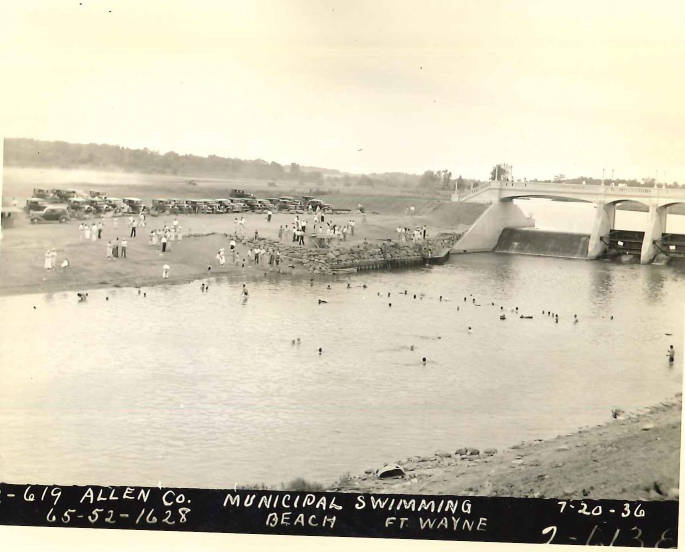7-18-1936  Municipal Swimming Beach
