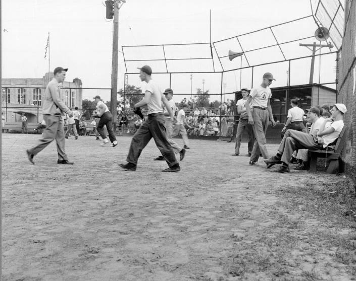 Baseball at Municipal Beach