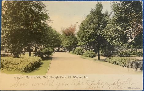 1906 McCullough Park postcard