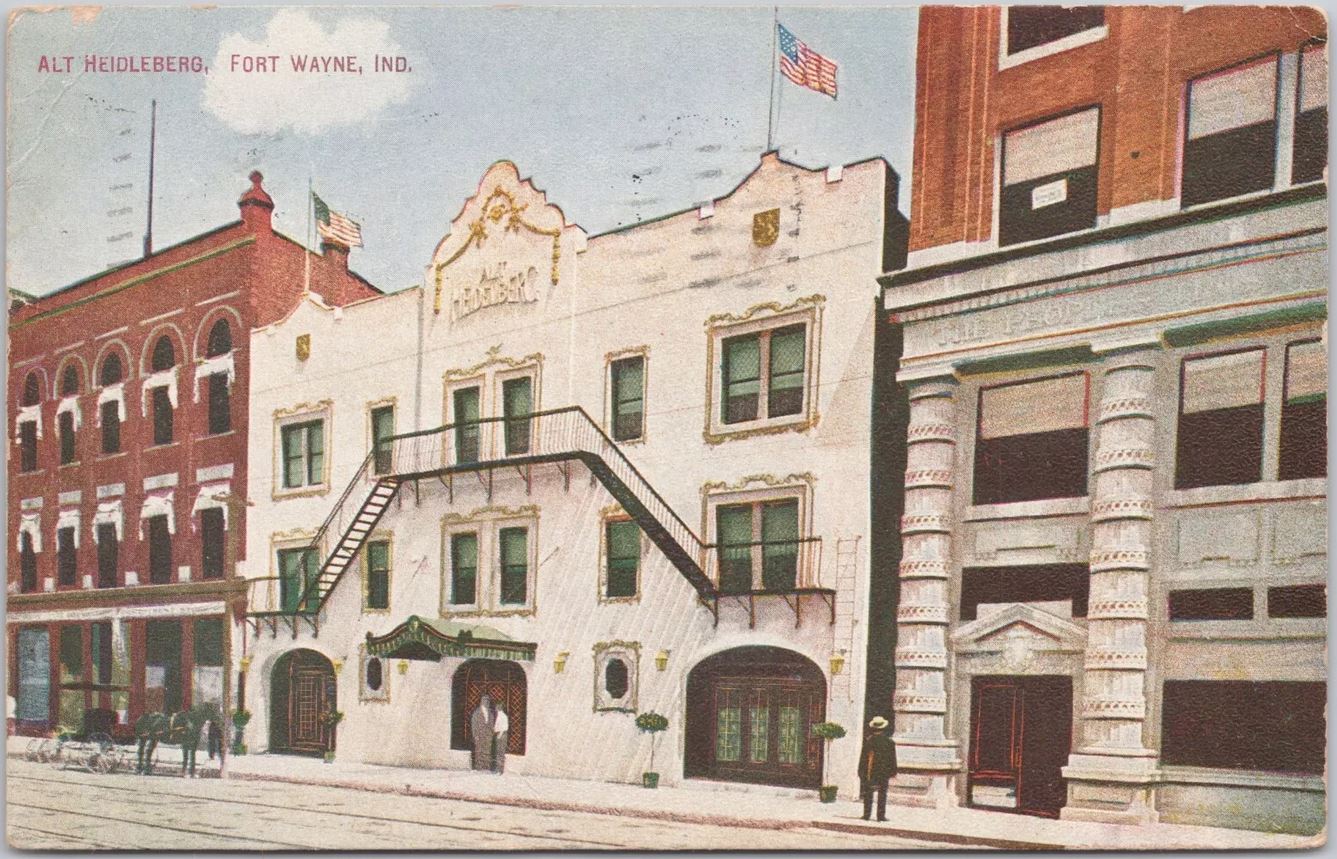 1908 Alt Heidelberg postcard