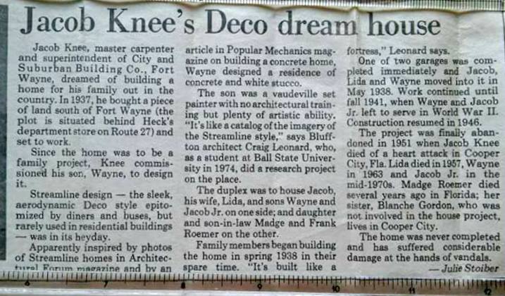 Jacob Knee''s Deco dream house