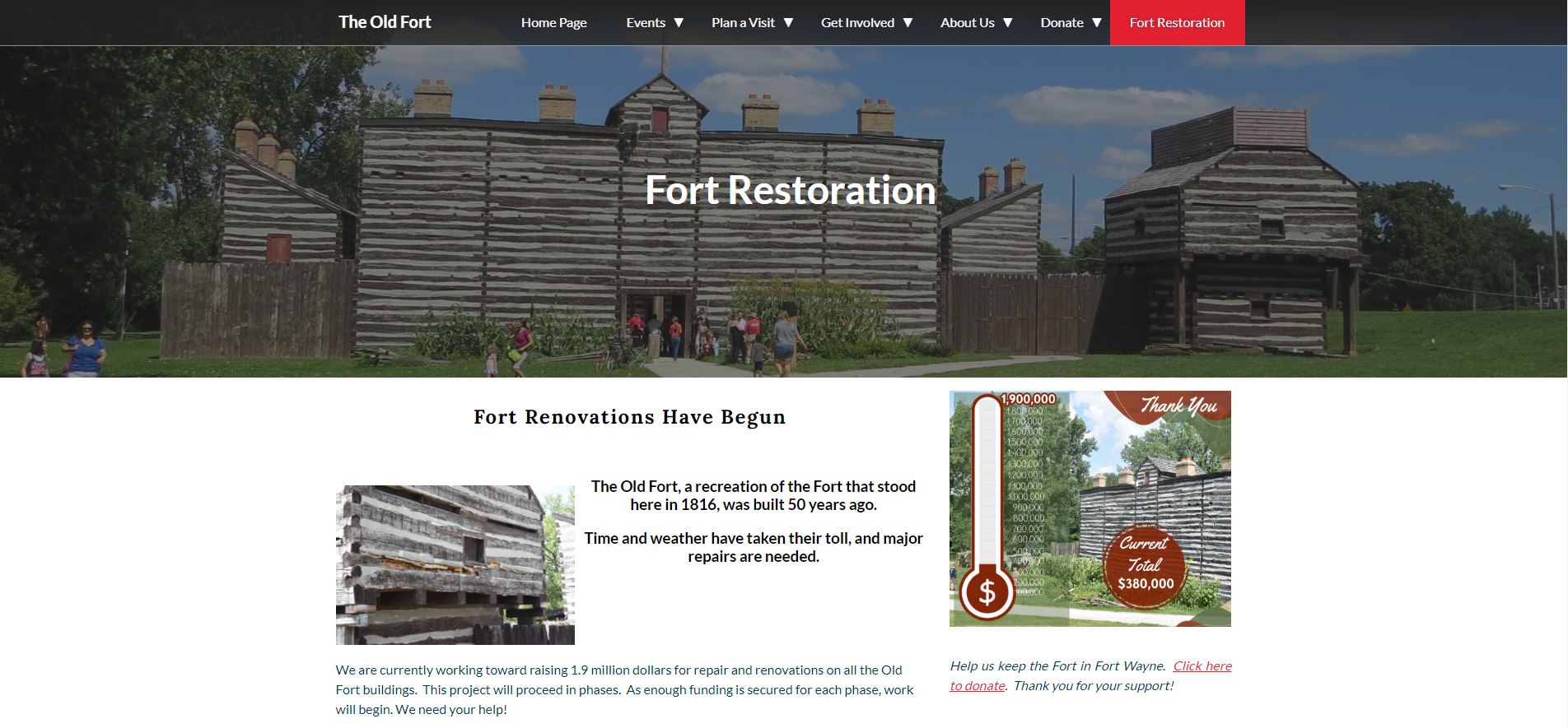 Historic Fort Restoration