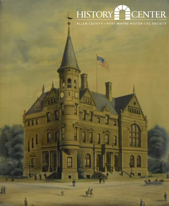 1884 watercolor US Post Office