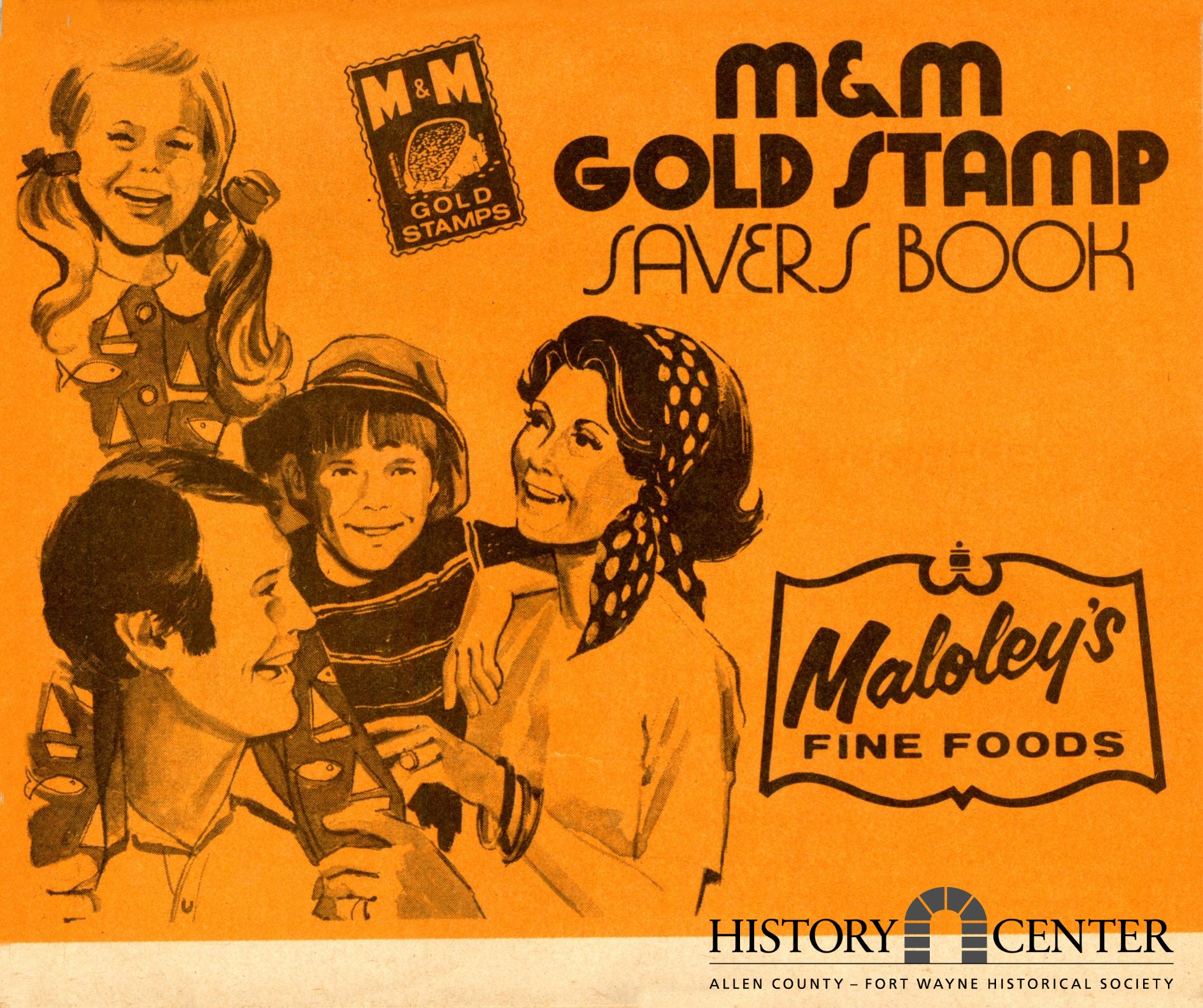 M&M gold stamp book
