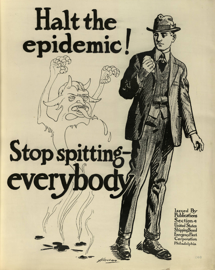 1918 flue poster