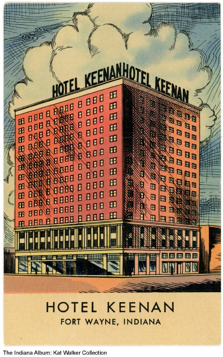 1952 Hotel Keenan Kat Walker Collection Indiana Album