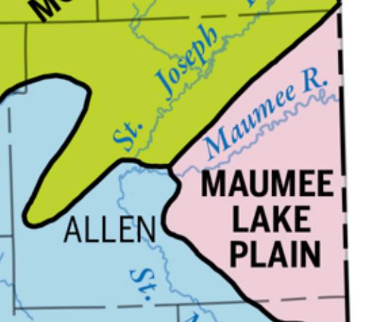 500% zoom physiographic divisions map