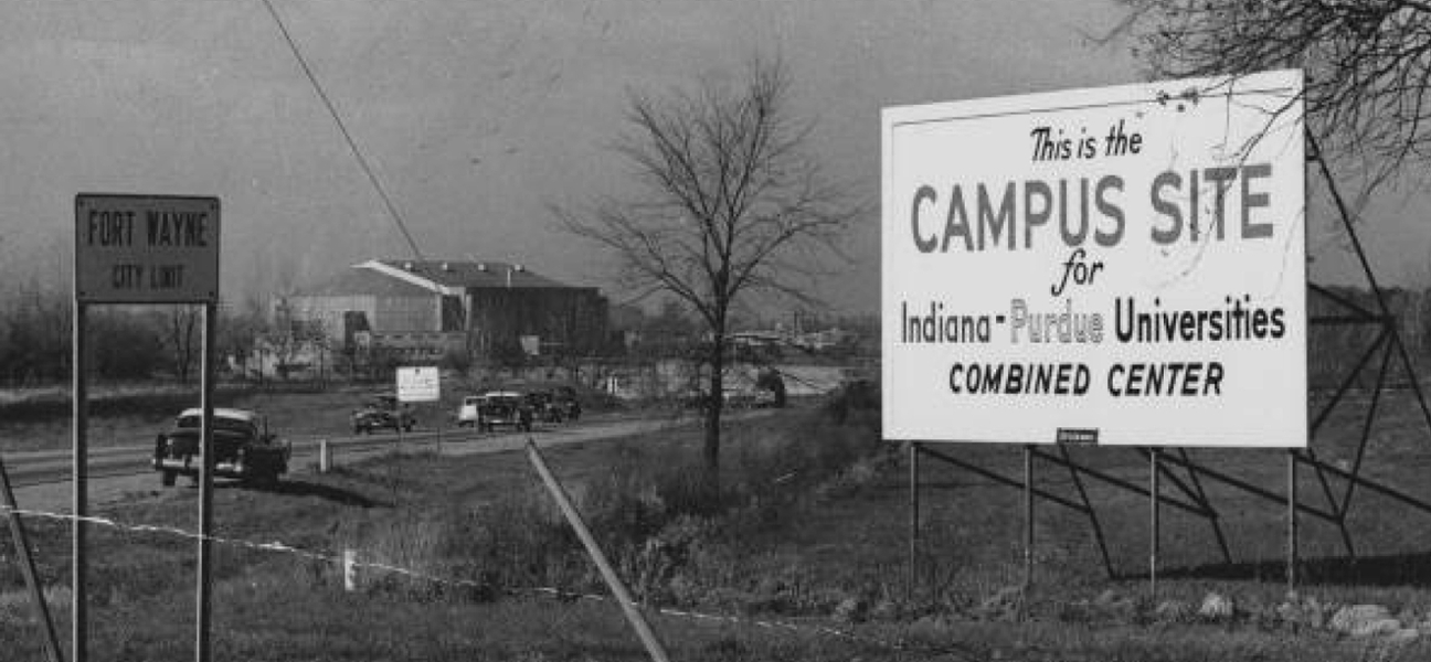 Campus Site for IPFW sign