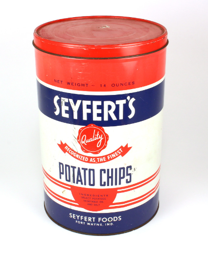 Seyferts Potato Chips can
