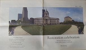 2002 Restoration Celebration Journal Gazette insert