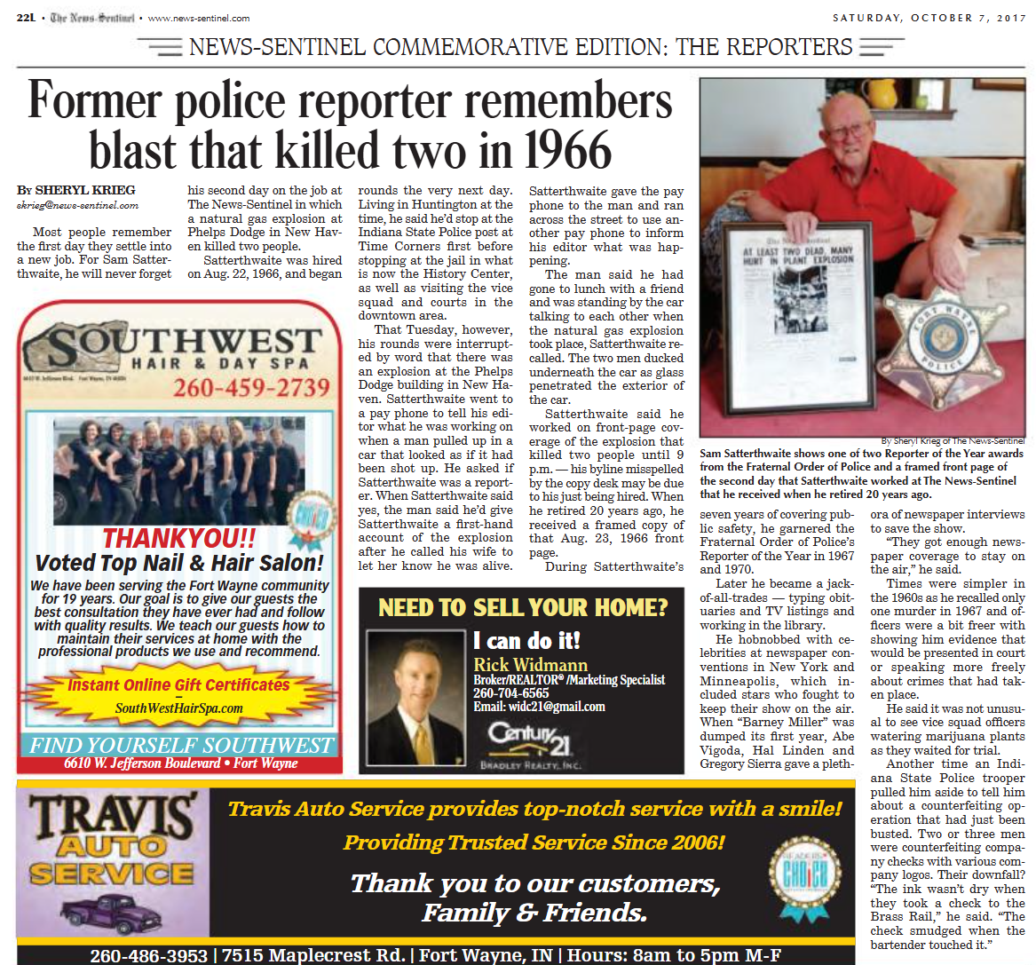 2017 Former police officer remembers 1966 blast