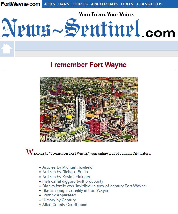 Screenshot I remember Fort Wayne
