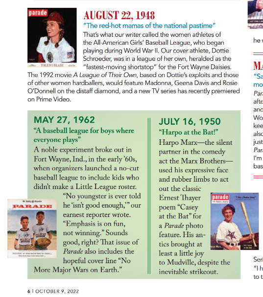 Baseball Memories Fort Wayne Daisies and Wildcat