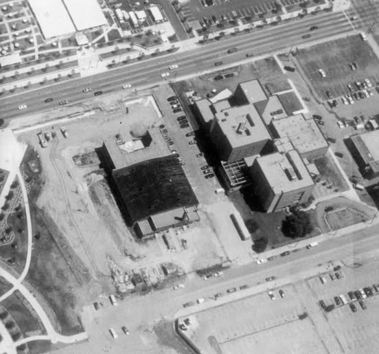 1997 aerial photo National Guard Armory