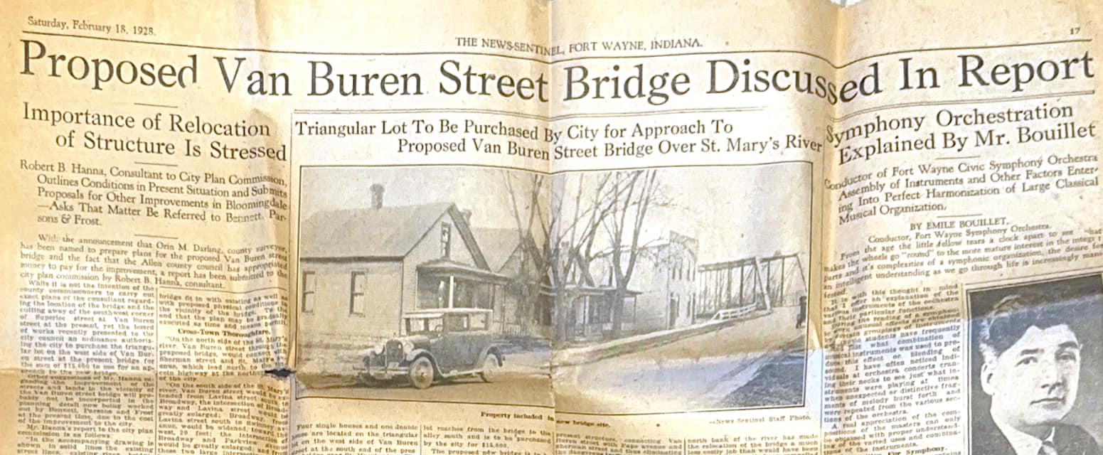 Proposed Van Buren Street Bridge