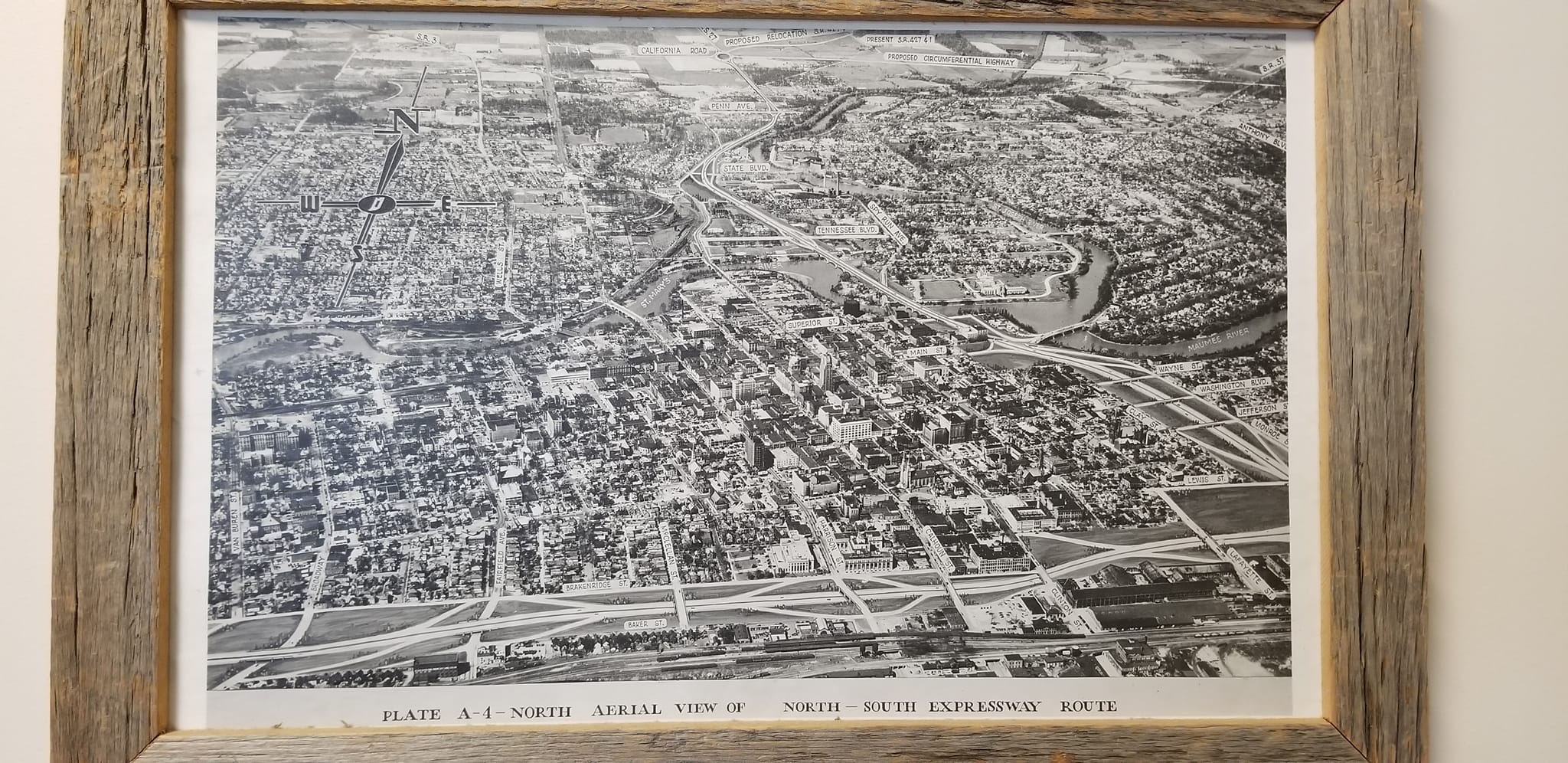 Plate A-2 - East Aerial View of East - West Expressway Route