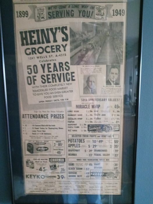 1899-1949 Heiny's Grocery Store