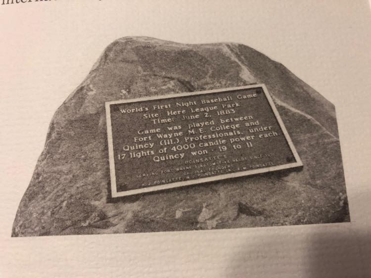 Pre-1993 stone with plaque