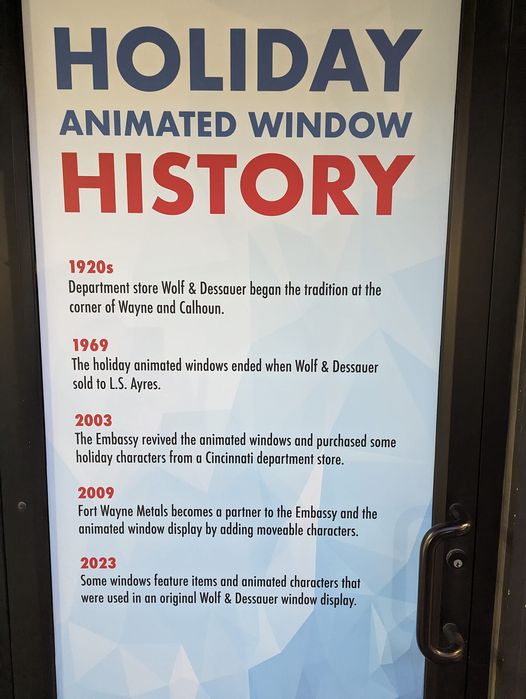 2023 Holiday Animated Window History