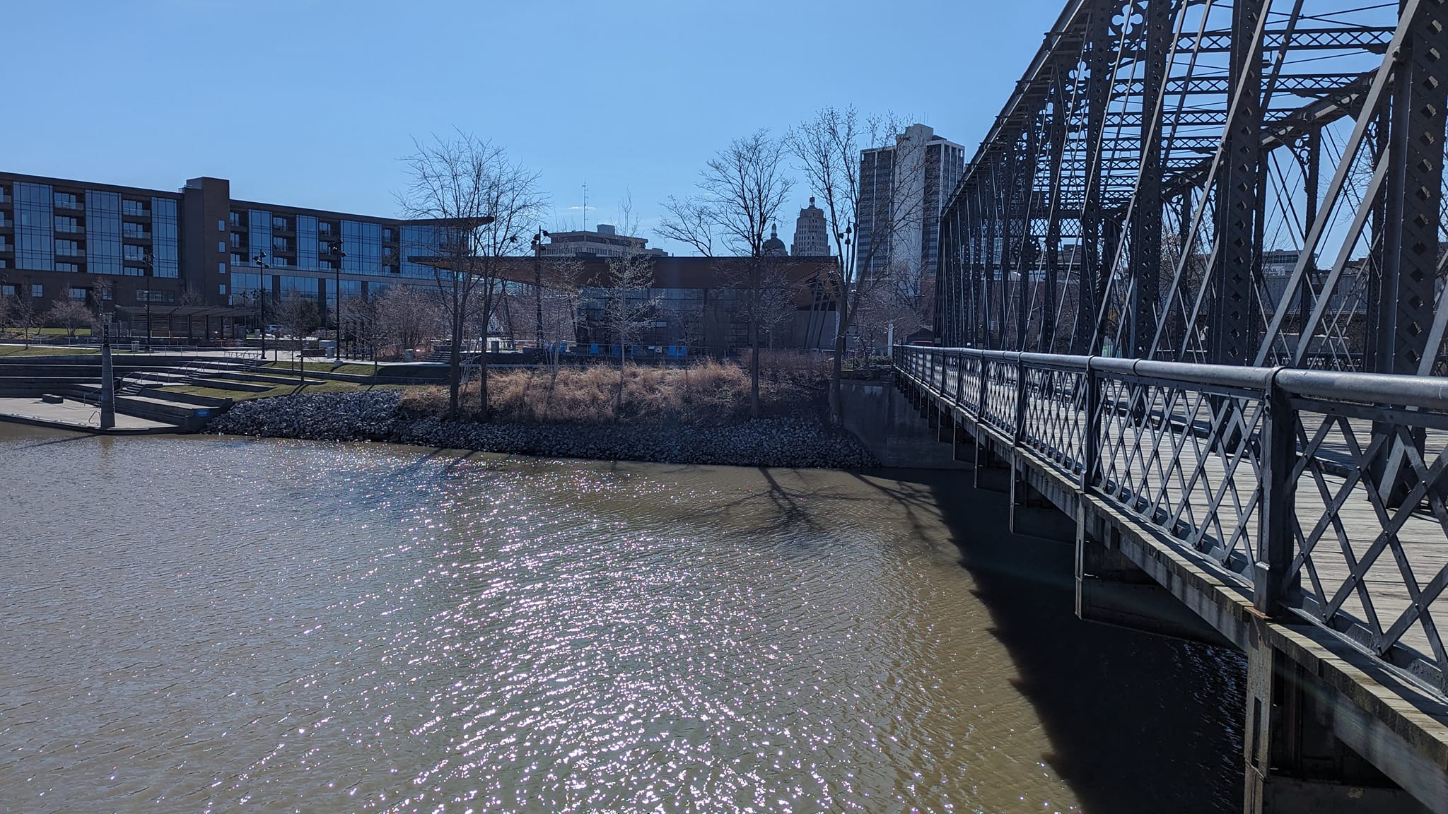 March 25, 1913 Flood Wells Street Bridge