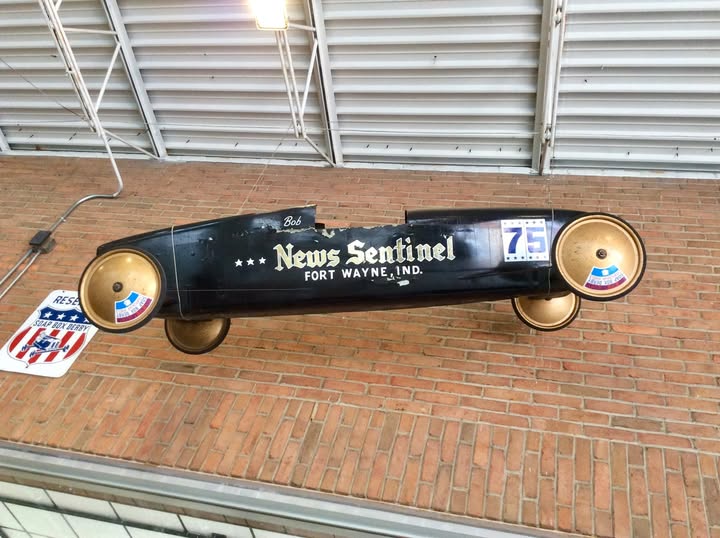 News-Sentinel Soap Box Derby Car - auto dealer Massillon, Ohio