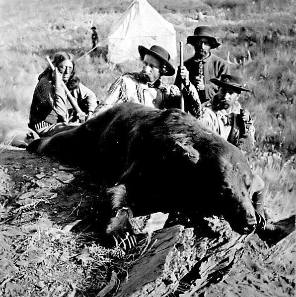 Private John Noonan born in Fort Wayne is shown with Colonel George Armstrong Custer