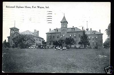 1910 Reformed Orphans Home postcard